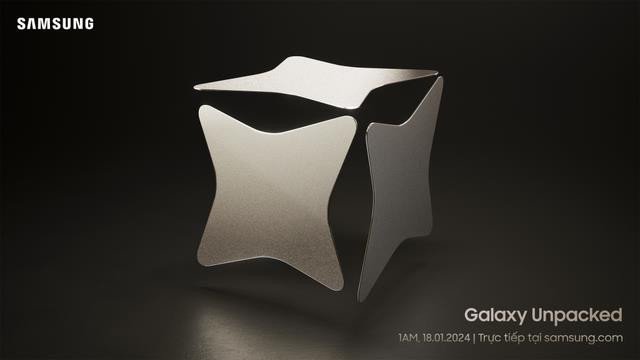 Hình ảnh thư mời sự kiện Samsung Galaxy Unpacked công bố dòng Galaxy S24
