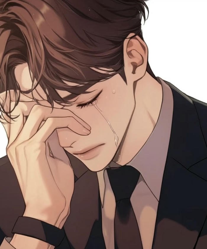 hình anime buồn vì tình yêu khóc