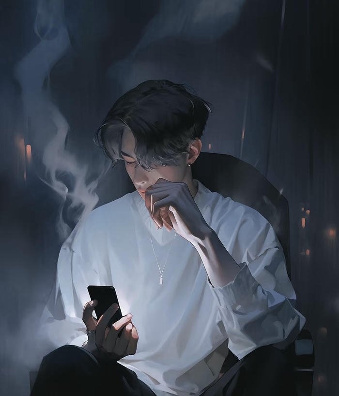 hình anime buồn vì tình yêu xa cách