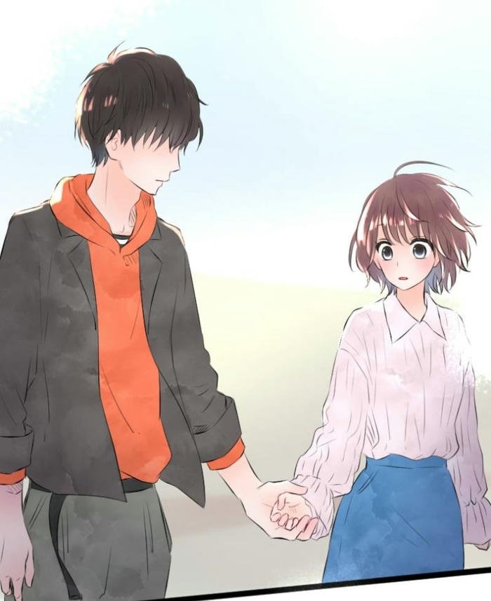 hình anime cầm tay lặng lẽ