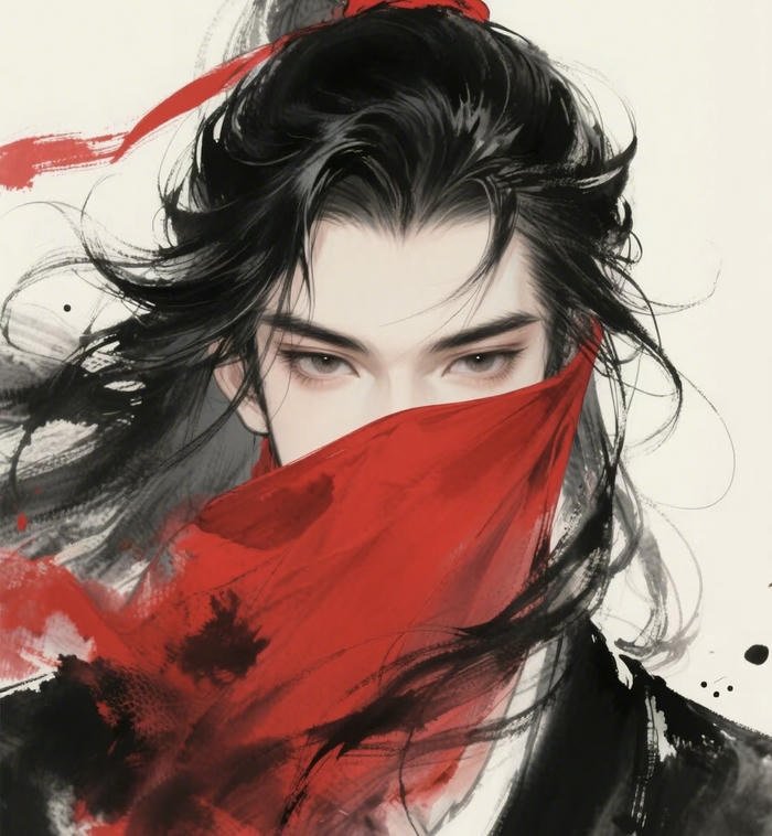 hình anime che mặt lặng thinh