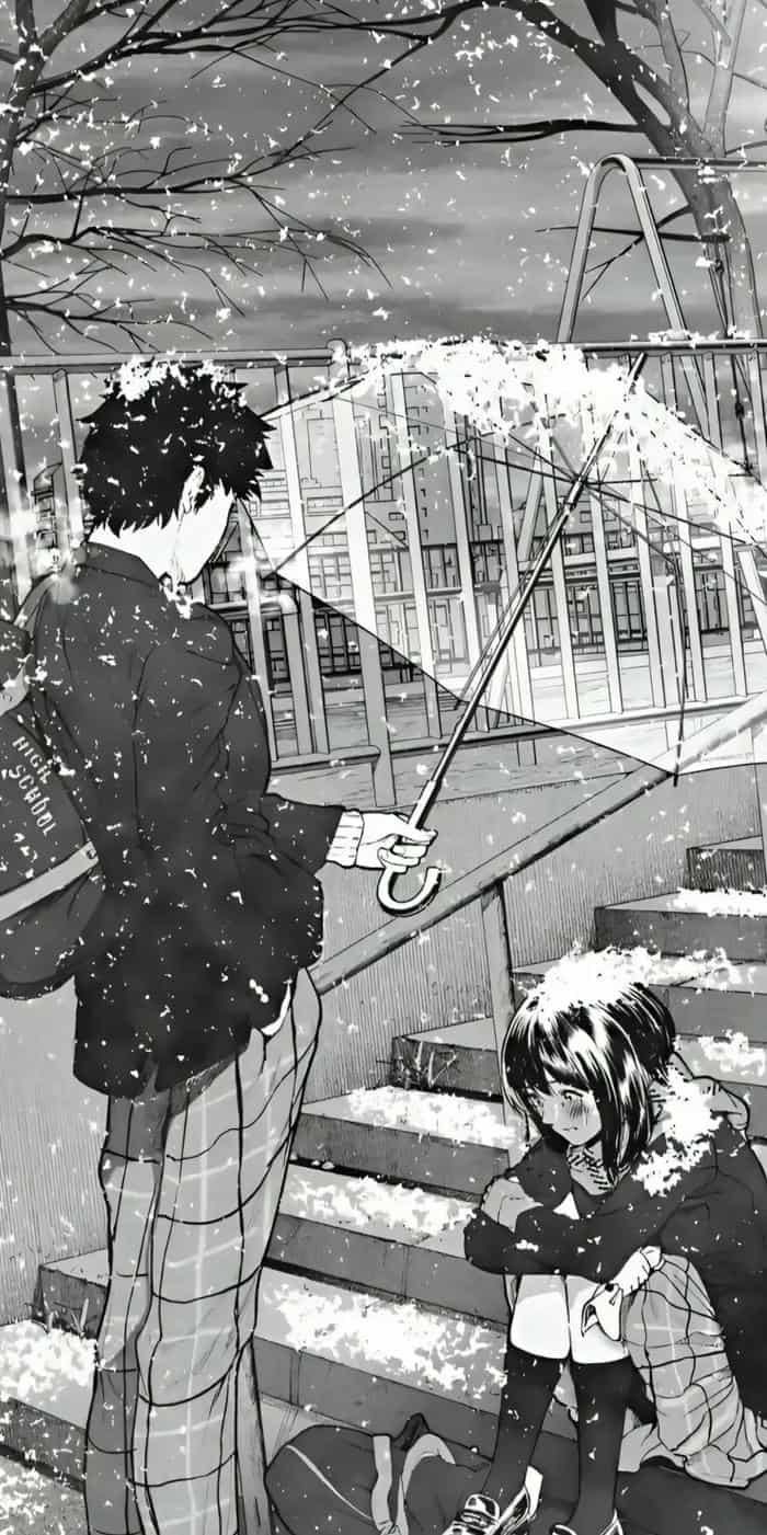 hình anime chia tay buồn dịu