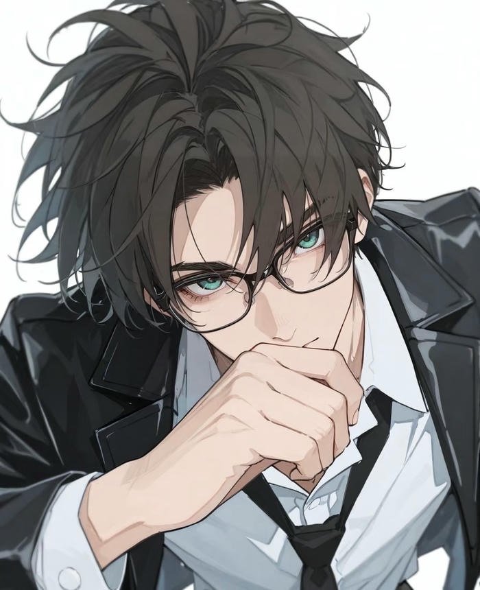 hình anime đeo ngầu ánh mắt sắc lạnh