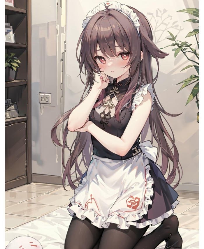 hình anime hầu gái gần gũi đáng yêu