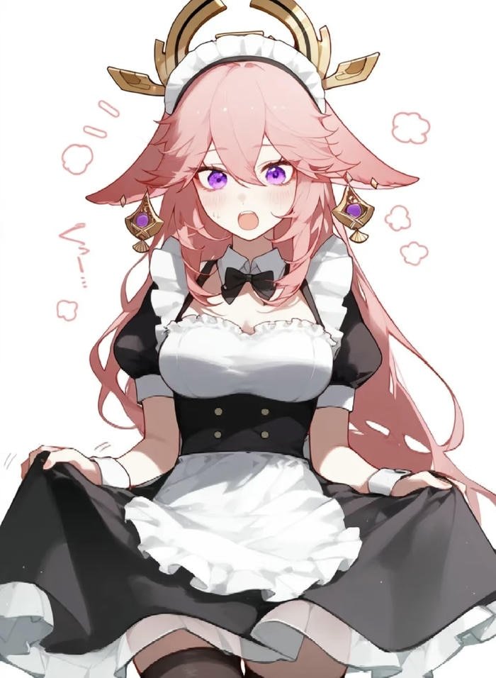 hình anime hầu gái nhân vật sưu tầm đẹp