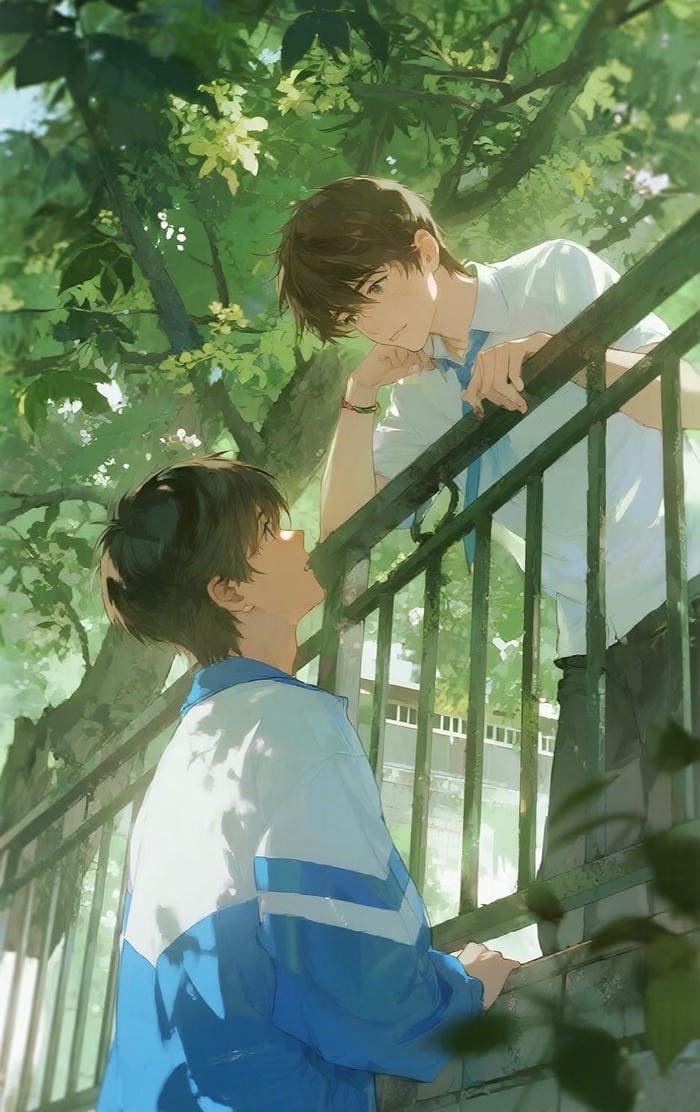 hình anime học sinh tạo hình thiếu niên