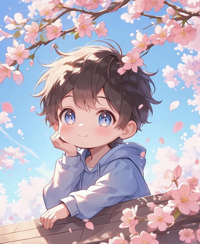 hình anime nam cute phong cách trẻ