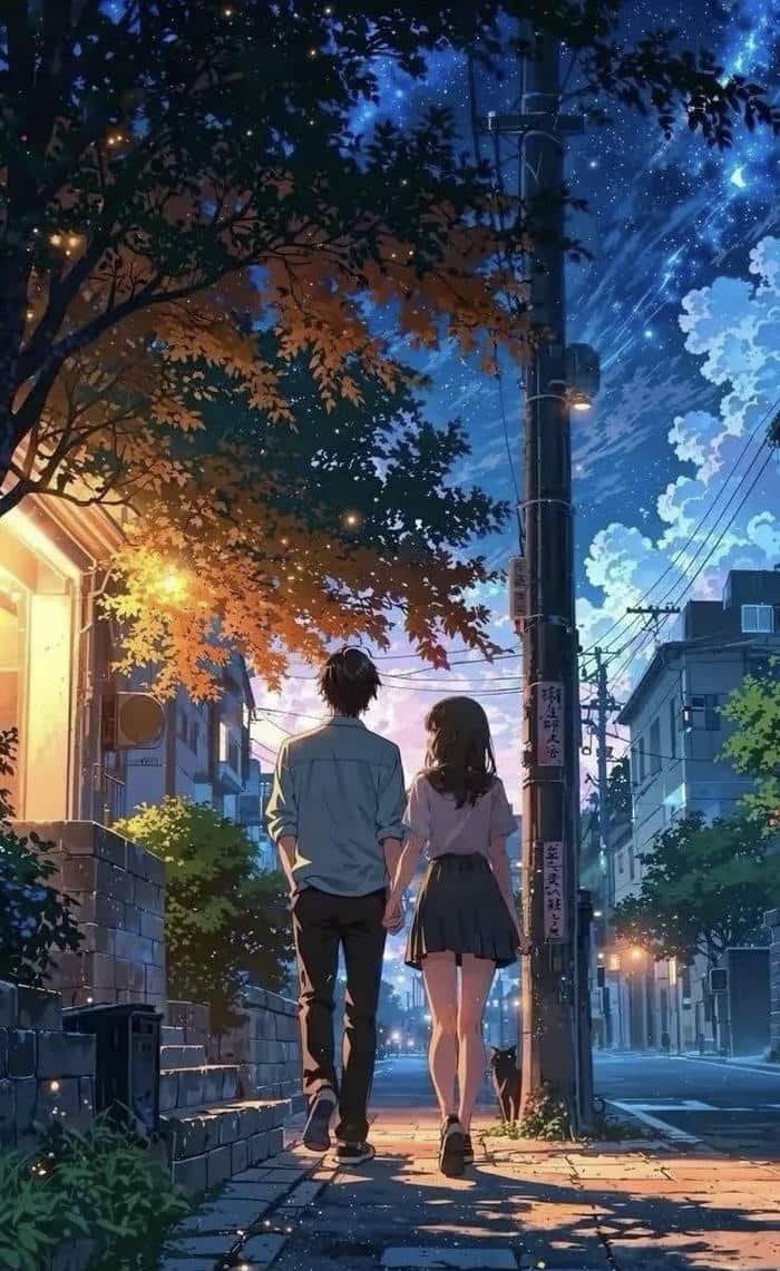 hình anime nắm tay rất chặt