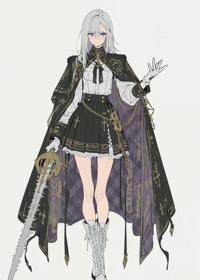 hình anime nữ ngầu diện mạo bí hiểm