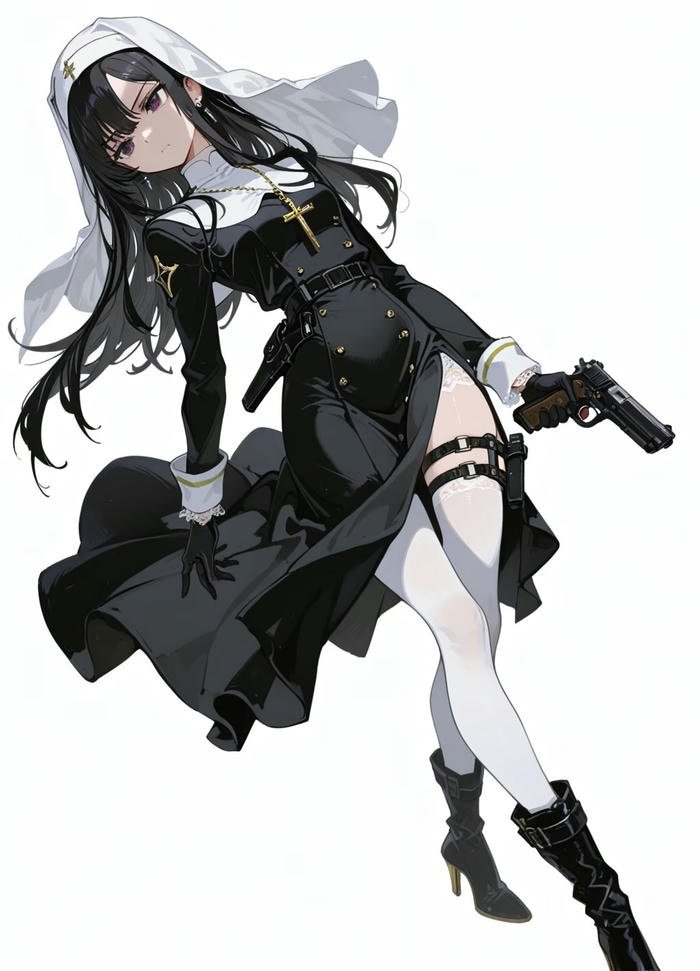 hình anime nữ ngầu khí tràng uy lực