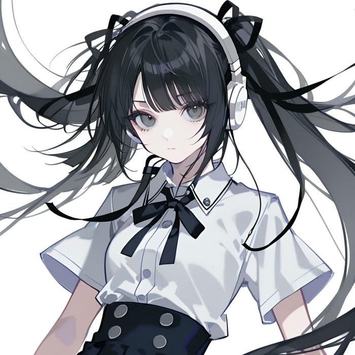 hình avatar anime nữ học sinh