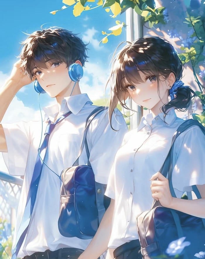 hình bạn thân anime dễ mến