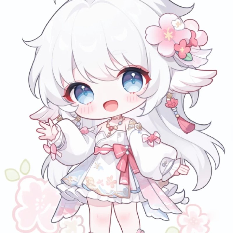 hình chibi nữ cute dễ thương ngọt ngào cho điện thoại