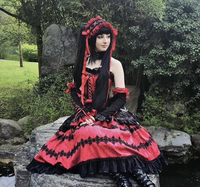hình cosplay Kurumi phong cách cá tính