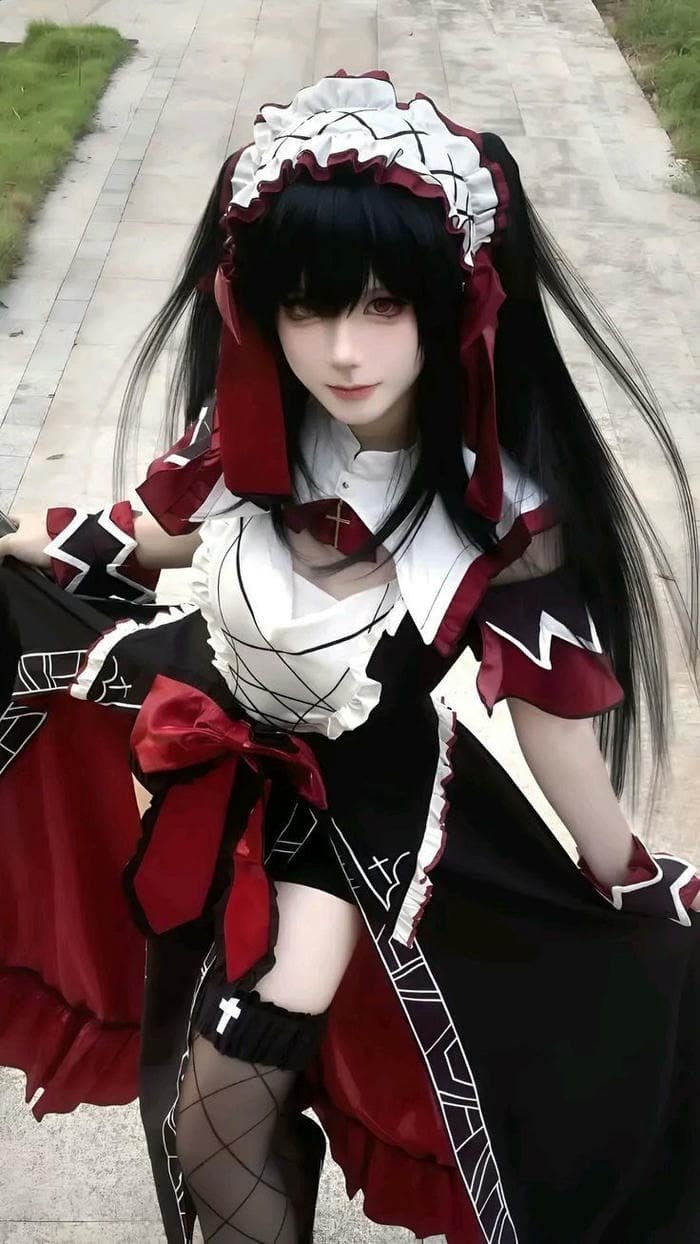 hình cosplay Kurumi phong cách độc lạ