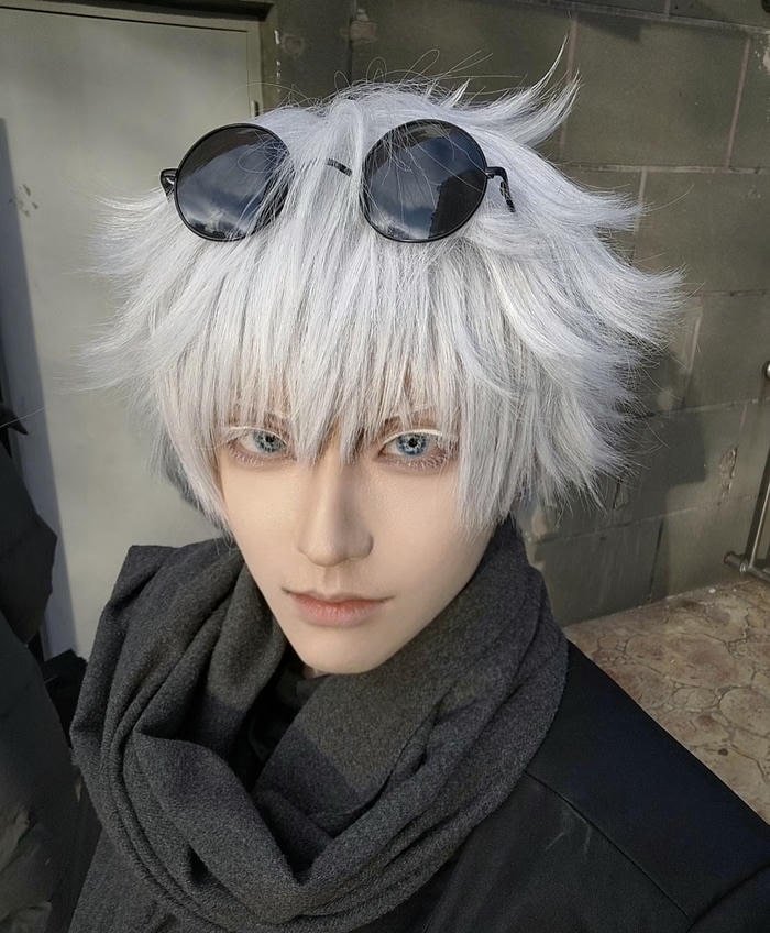 hình cosplay gojo ánh nhìn lạnh