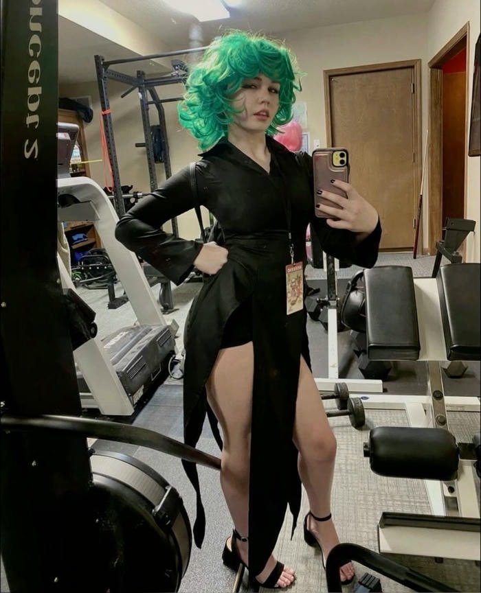 hình cosplay tatsumaki thân hình bé