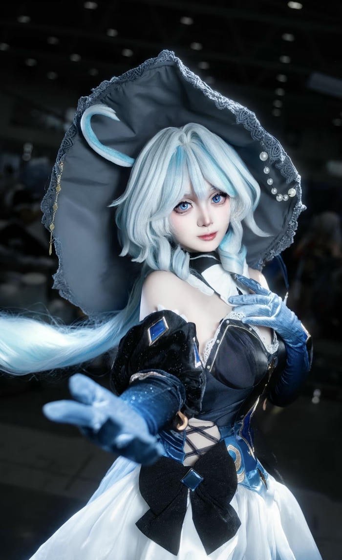hình furina cosplay chính diện đẹp
