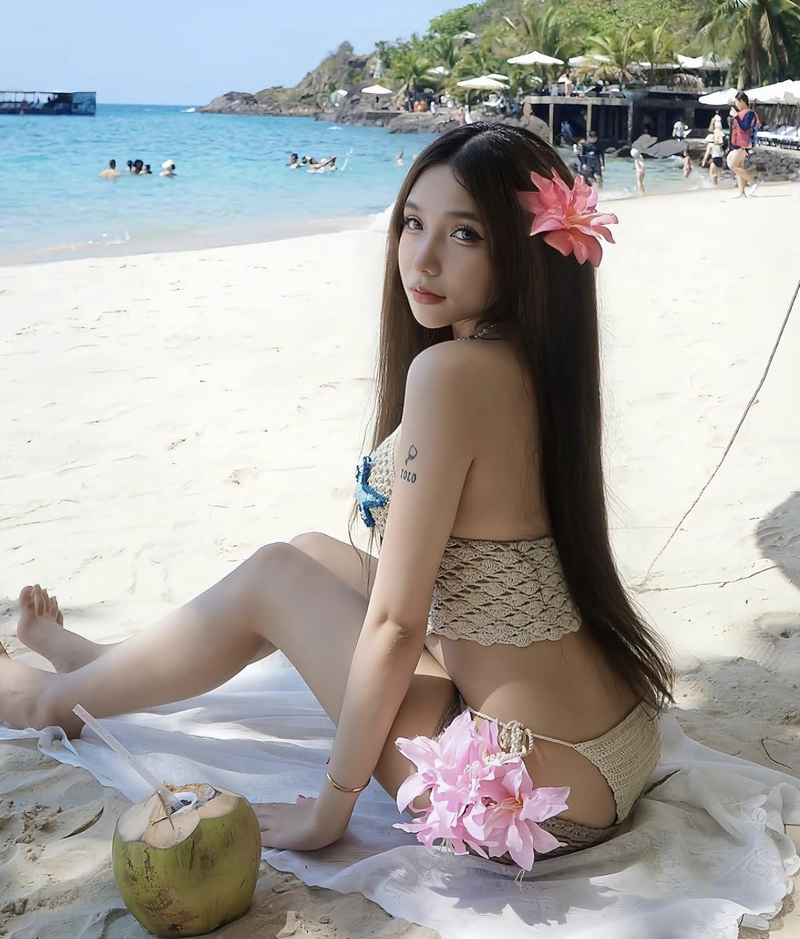 hình gia khang bikini cực dễ thương