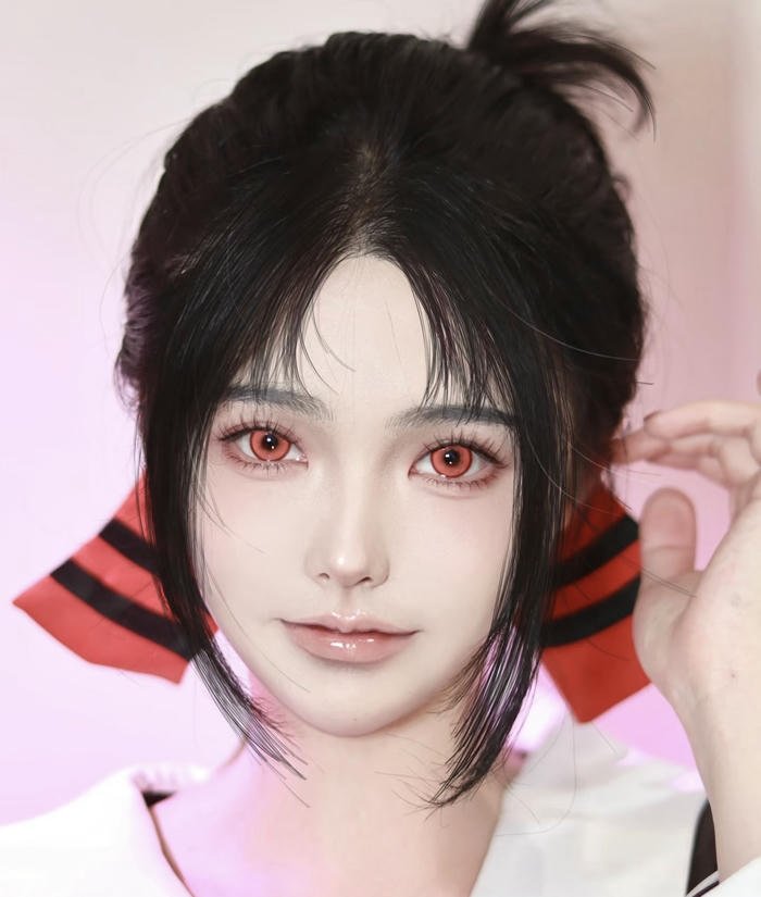 hình kaguya cosplay đôi mắt tròn