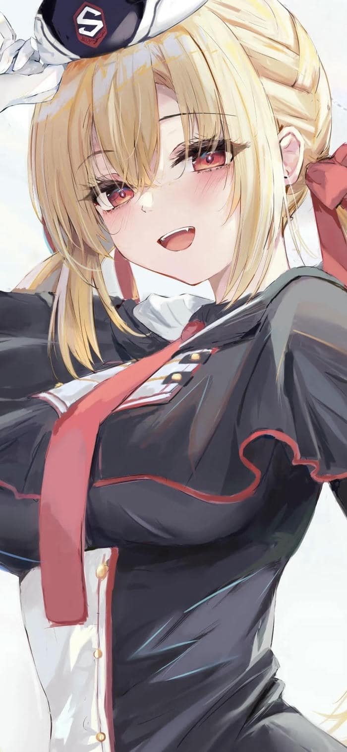 hình nền anime nữ độ tương phản