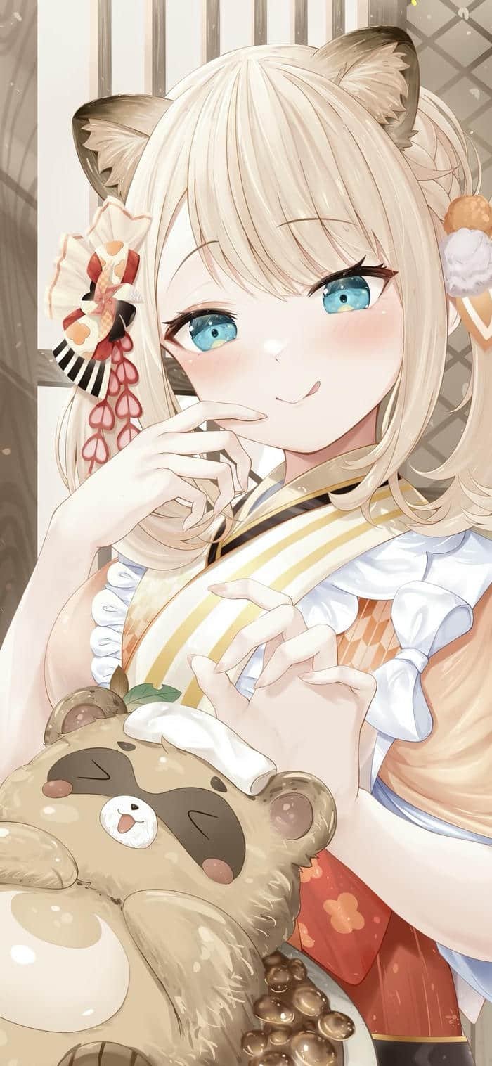 hình nền anime nữ thần thái nội tâm