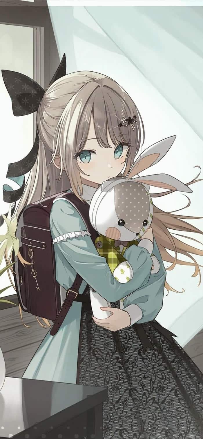 hình nền anime nữ thị giác siêu thực