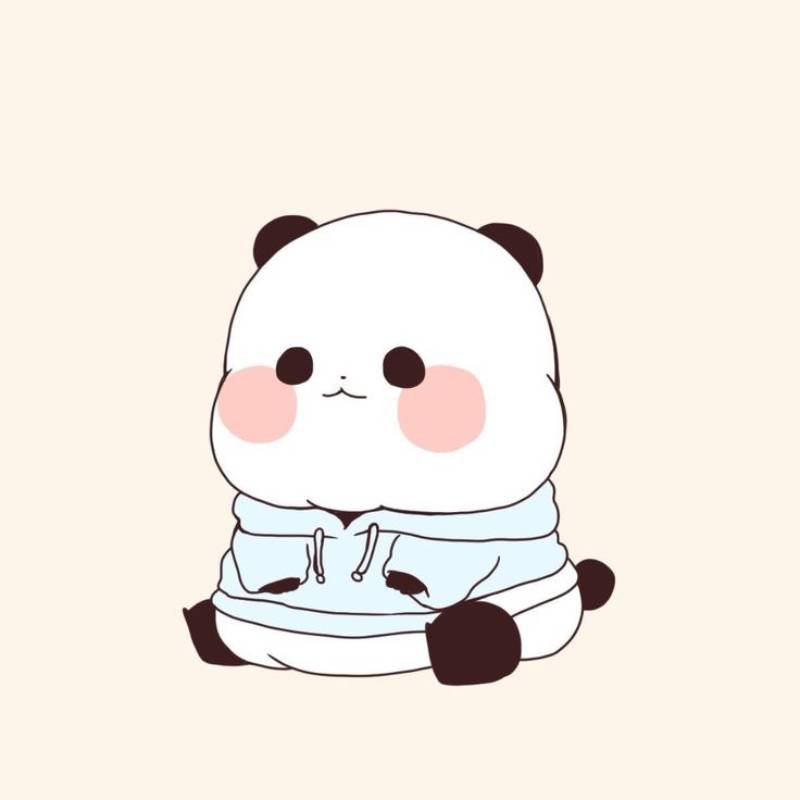 hình nền chibi cute gấu trúc