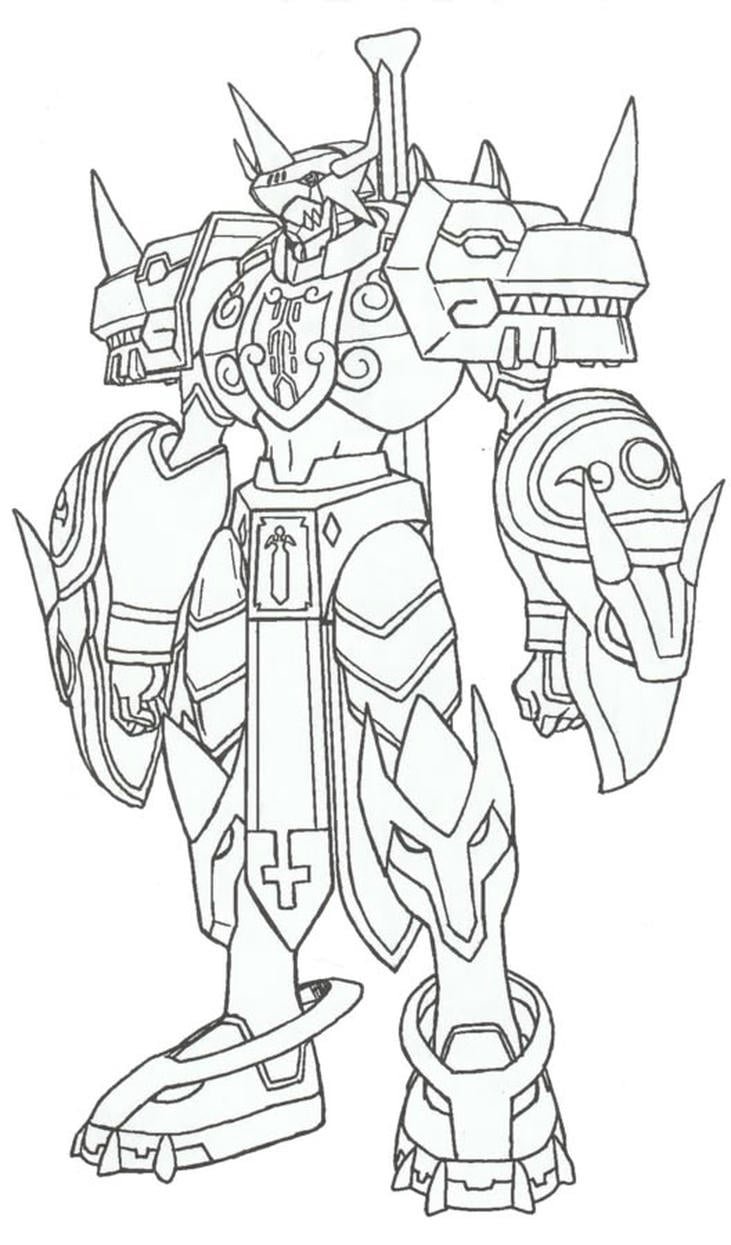 hình tô màu robot đẹp nhất