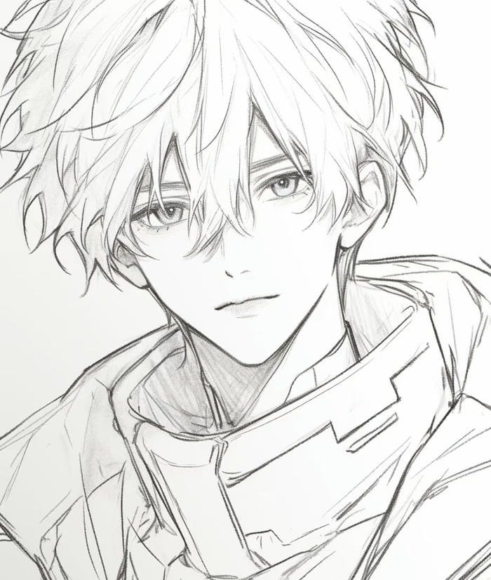 hình tranh vẽ anime boy đẹp