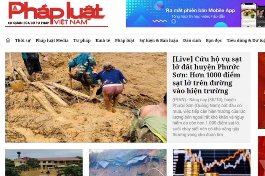 Hoạt động thiện nguyện của Báo Pháp luật Việt Nam