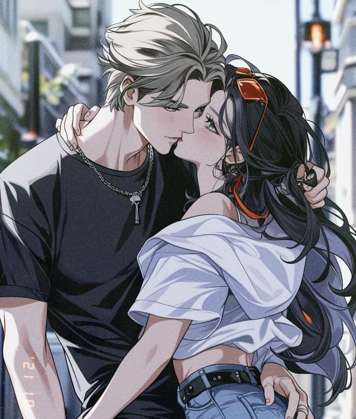 hôn nhau anime cặp đôi đẹp