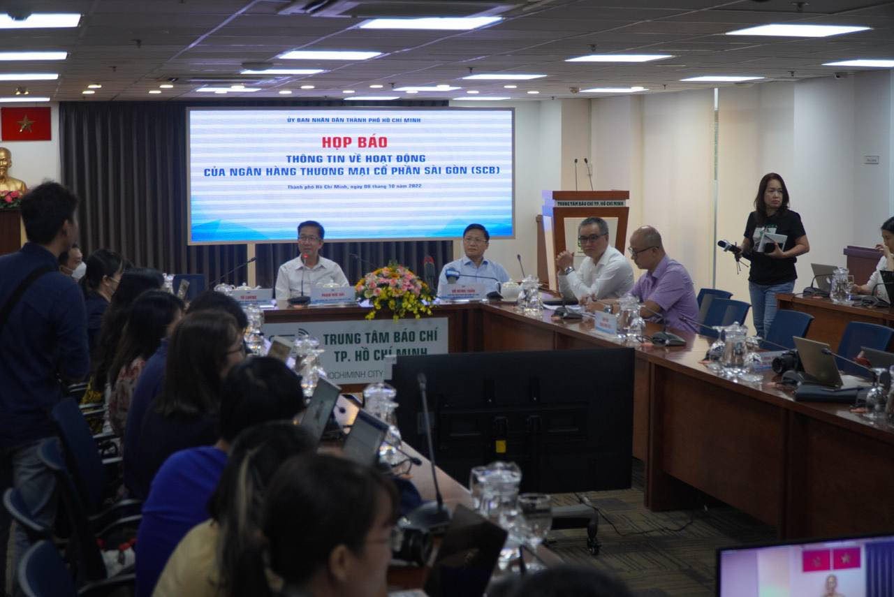 Họp báo thông tin hoạt động Ngân hàng SCB tại TP.HCM