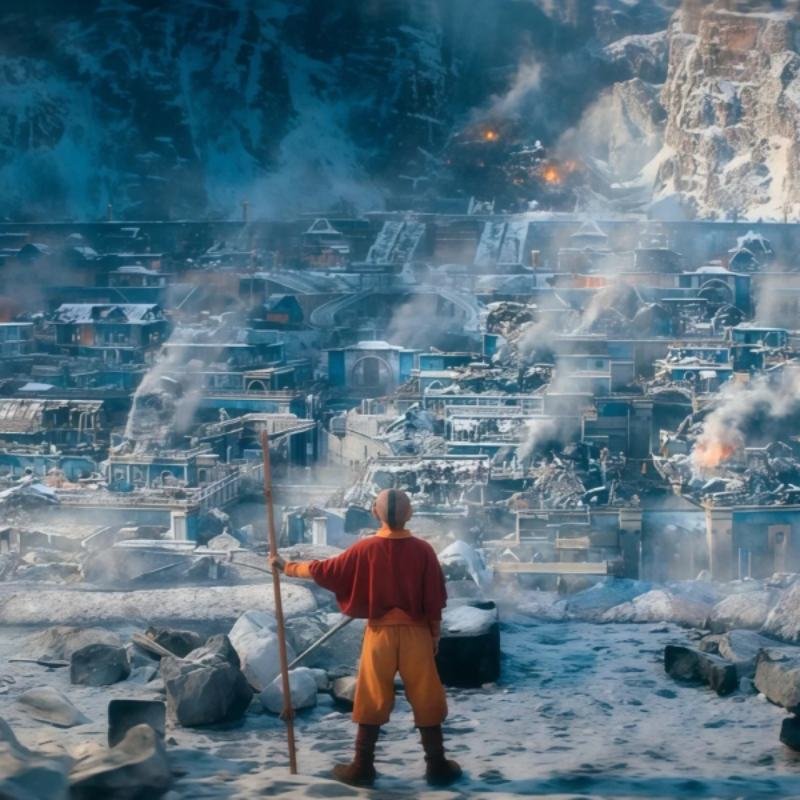 khoảnh khắc chill của airbender the last avatar