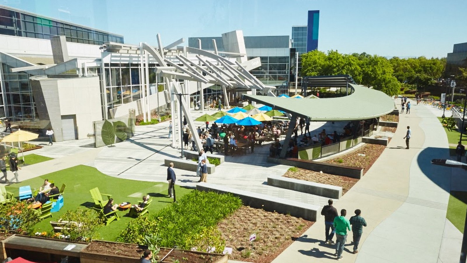 Khu phức hợp Googleplex tại California nơi áp dụng chính sách mới