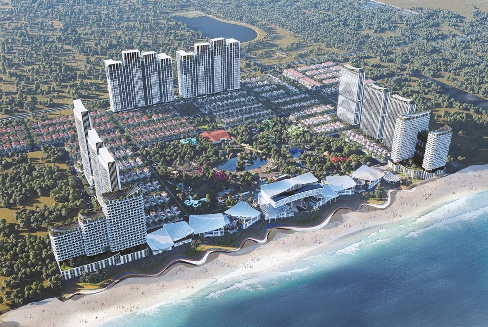 Kiến trúc biệt thự và căn hộ Khu đô thị Đường 3 Tháng 2 Vũng Tàu