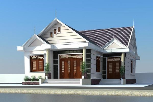 Kiến trúc nhà cấp 4 mái thái hiện đại