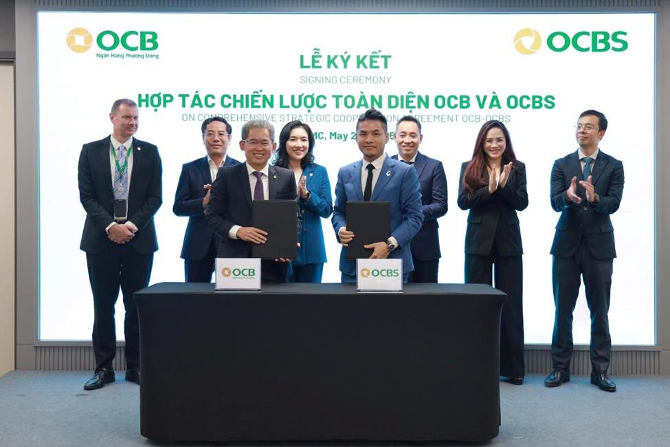Lễ ký kết hợp tác chiến lược OCB và OCBS