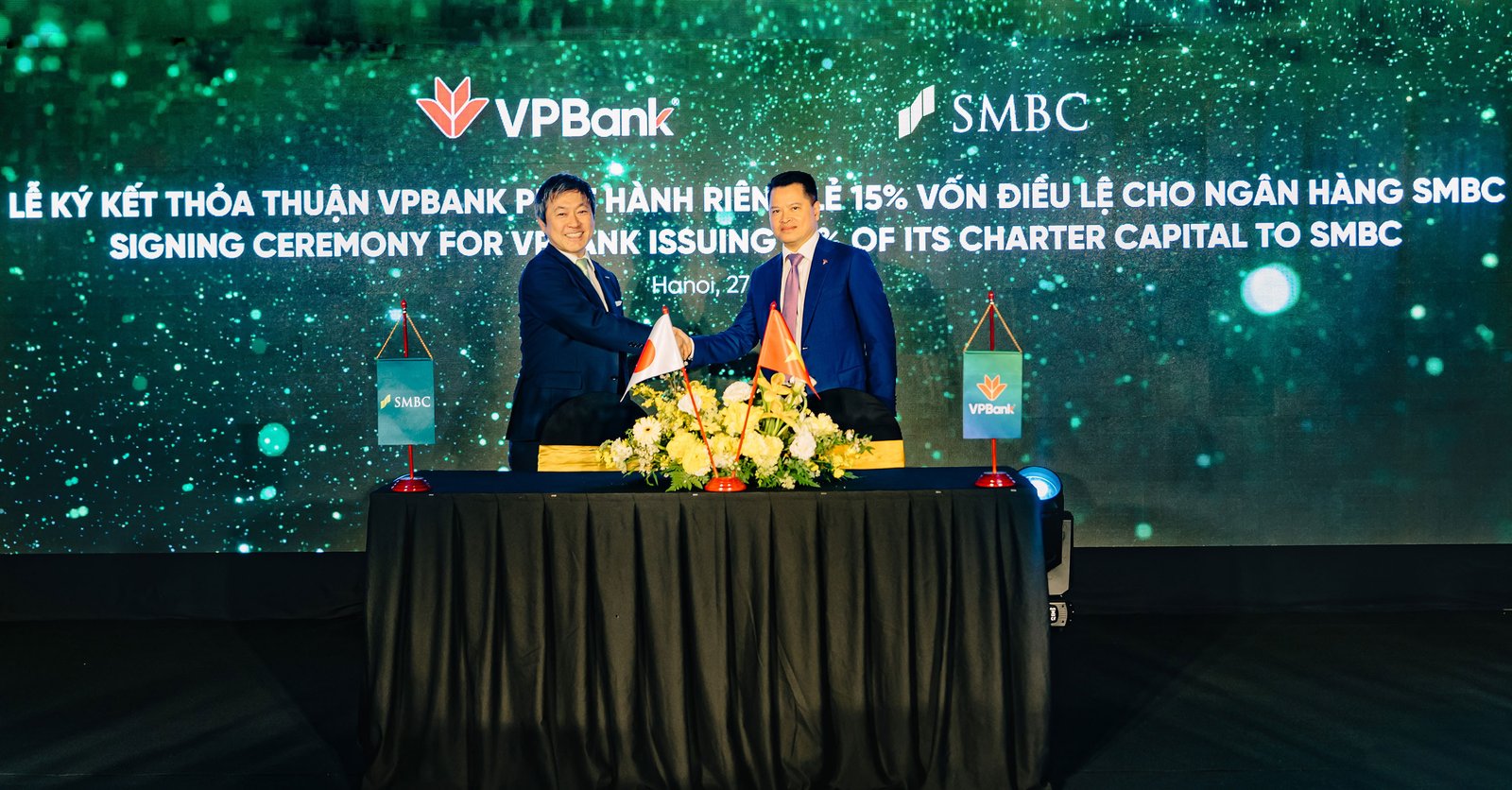 Lễ ký kết thỏa thuận đầu tư chiến lược giữa VPBank và ngân hàng SMBC