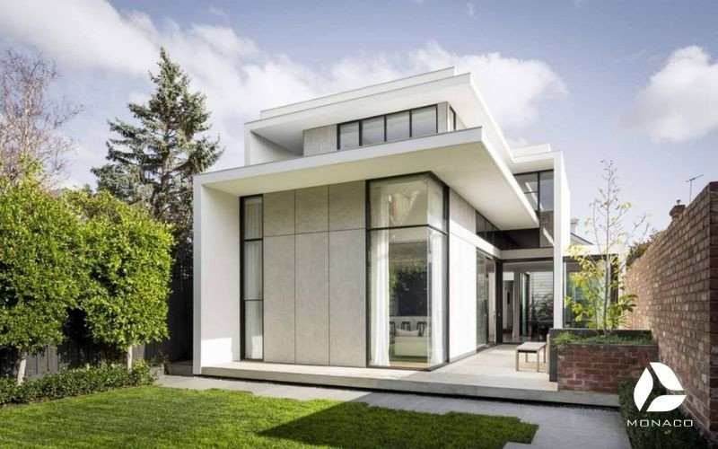 Mẫu nhà 1 tầng 80m2 có sân vườn xanh mát