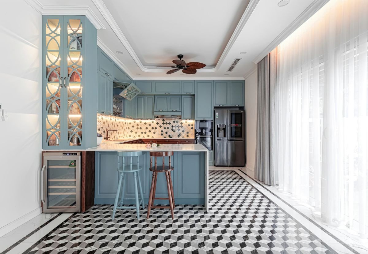 Mẫu nhà bếp hợp phong thủy tuổi Bính Tý