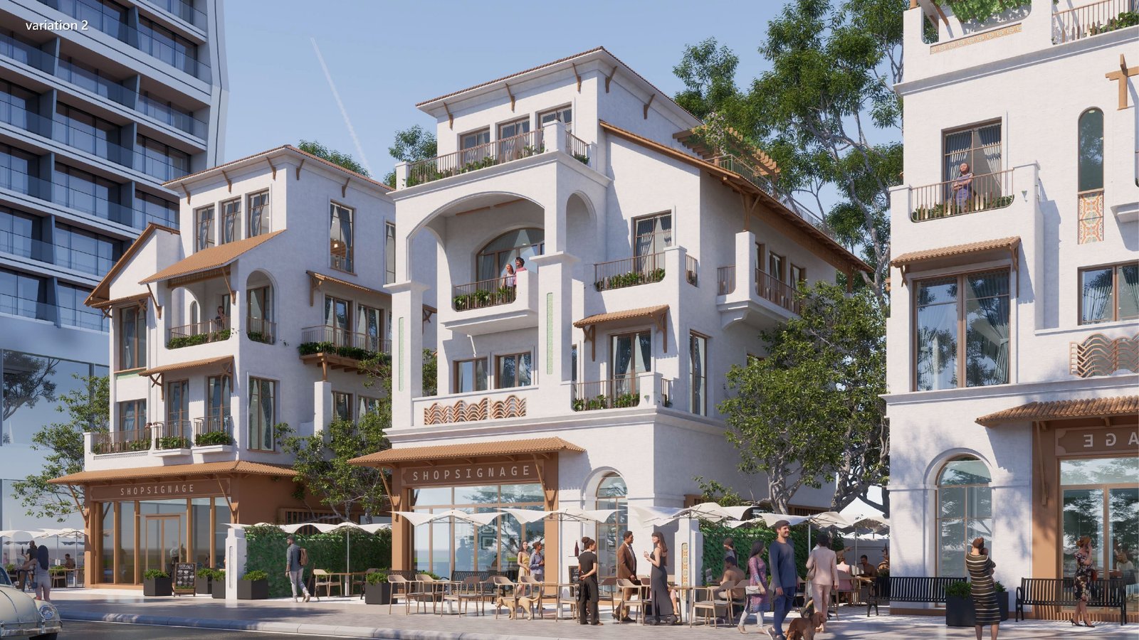 Mẫu nhà phố hiện đại tại Khu đô thị Đường 3 Tháng 2