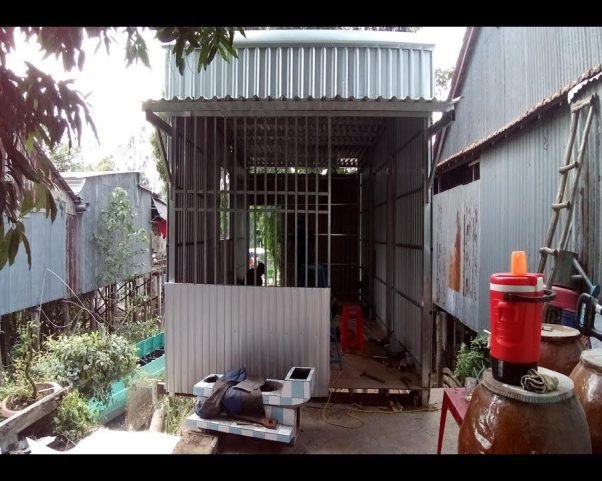 Mẫu nhà tiền chế đơn giản ở nông thôn không gác lửng, phù hợp ngân sách hạn chế