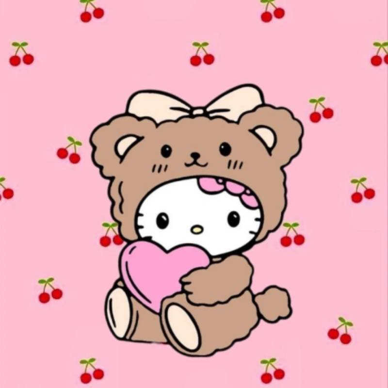 mèo con dễ thương hình nền chibi cute