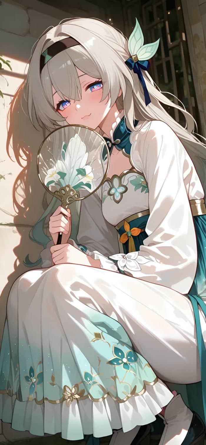 nền anime nữ mỹ thuật đương đại