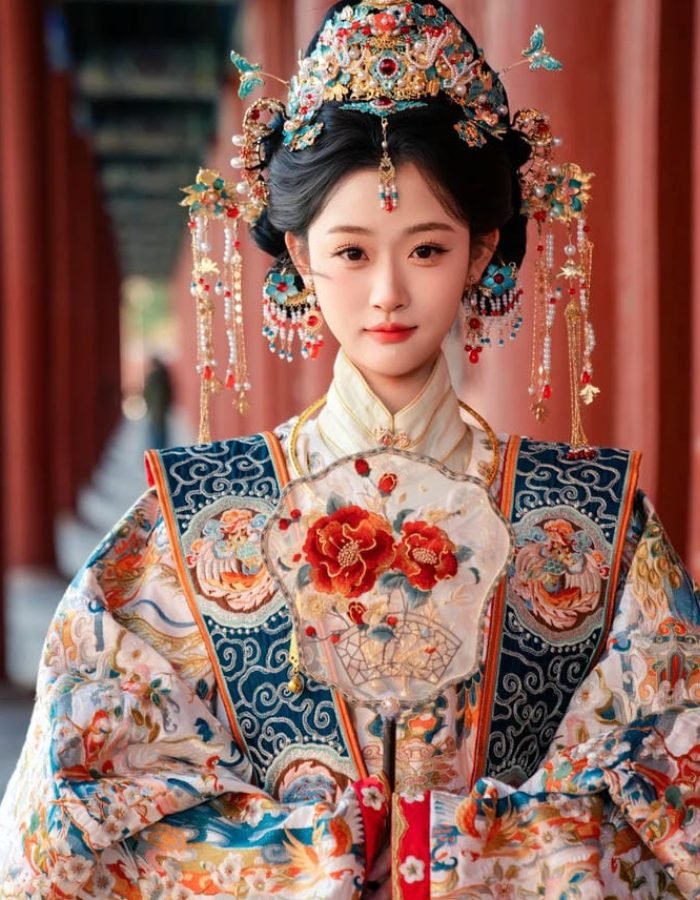 nét nữ tính ảnh gái xinh cổ trang truyền thống