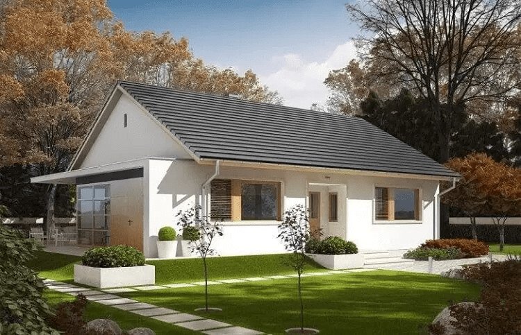 Ngôi nhà cấp 4 đẹp giá rẻ 100 triệu với kiến trúc đơn giản, tiện nghi