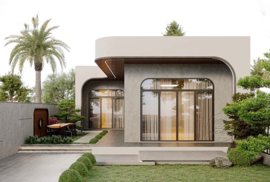 Ngôi nhà cấp 4 hiện đại được xây dựng với chi phí tối ưu