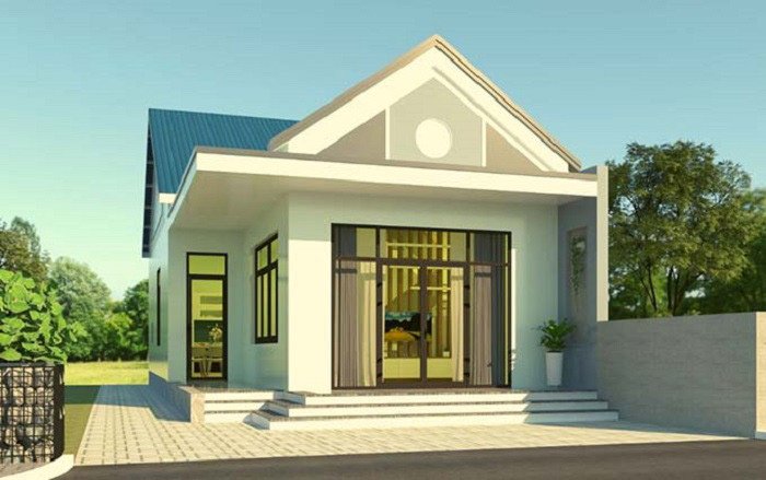 Ngôi nhà cấp 4 nhỏ gọn với chi phí xây dựng 70 triệu đồng