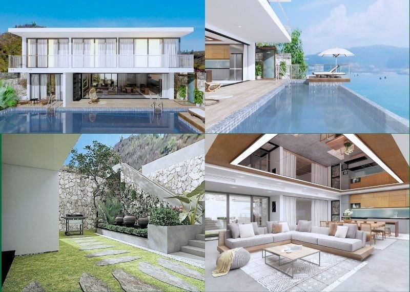 Nhà nghỉ dưỡng ở nông thôn phong cách Hiện Đại Xây dựng Nhất Tín